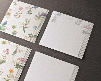 RETRONOME 図鑑風メモ便箋 (ケース付け）