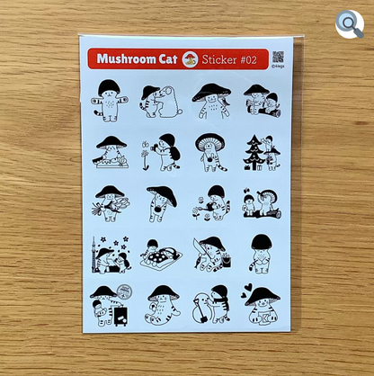 MR MUSHROOM CAT stickers