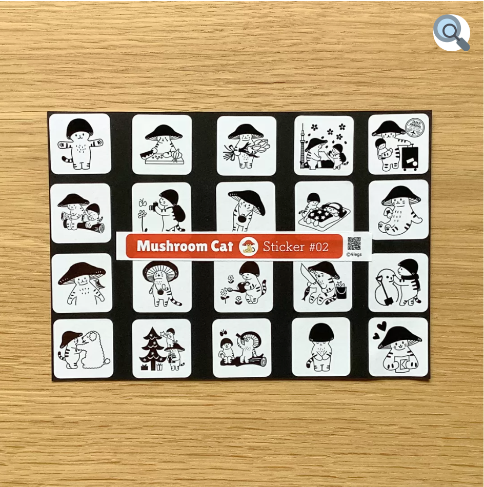 MR MUSHROOM CAT stickers