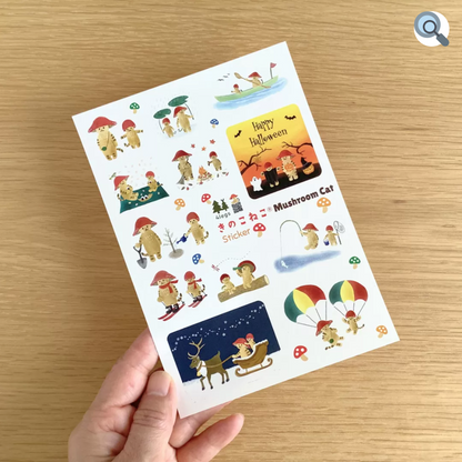 MR MUSHROOM CAT stickers