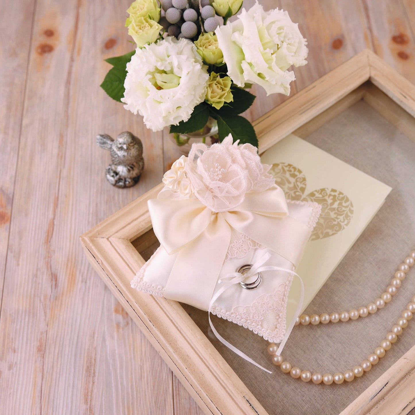 JUNO Wedding Ring Bearer Pillow hand sewing kit