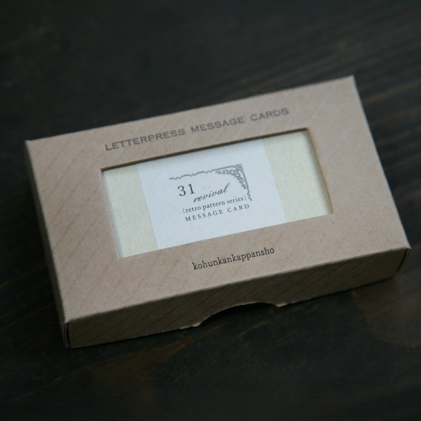 RETRO PATTERN SERIES Revival note card box