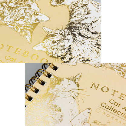 CAT ART COLLECTION spiral bound notebook