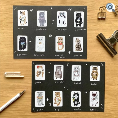 絵本の中のネコ シール