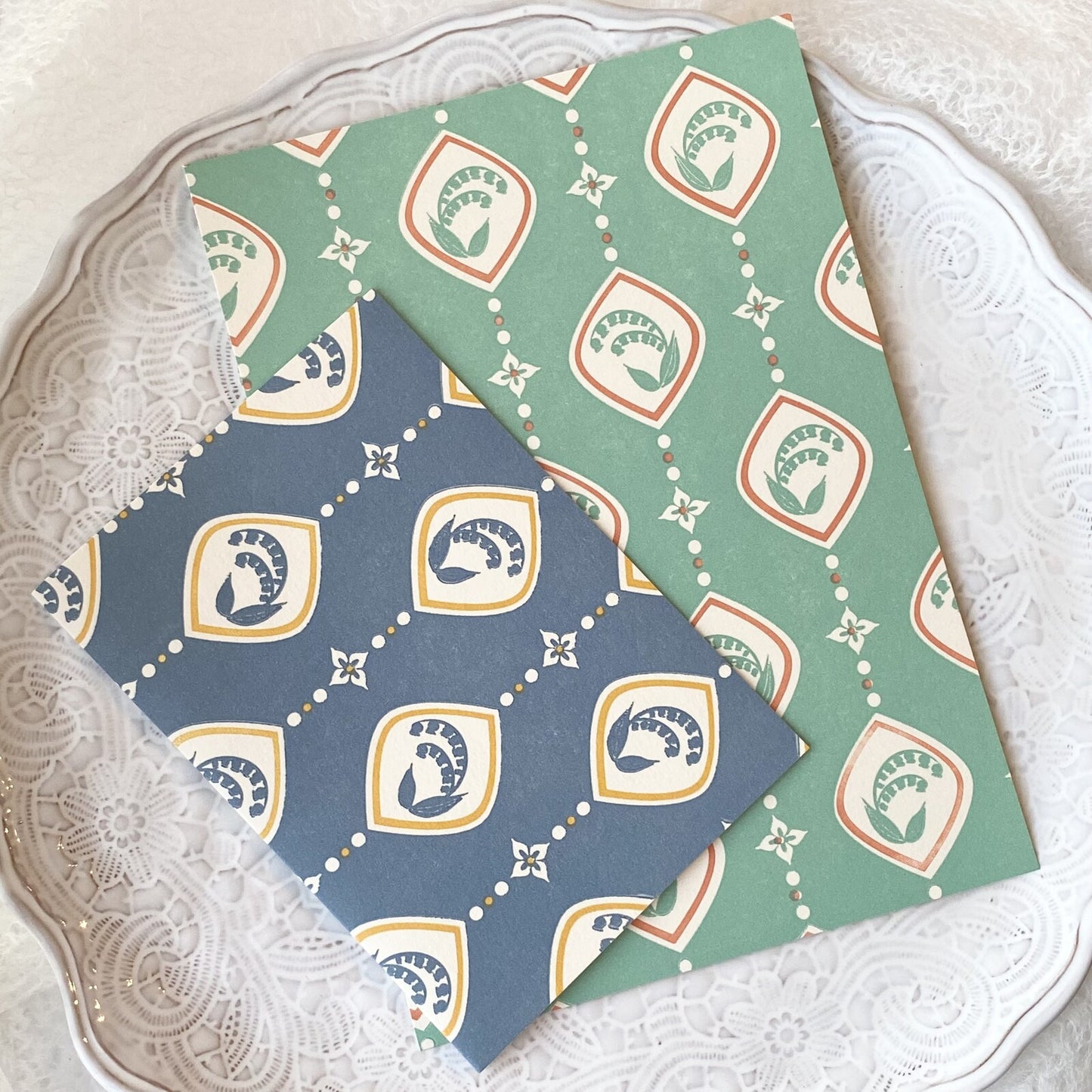 活版印刷 レトロ すりガラス便箋